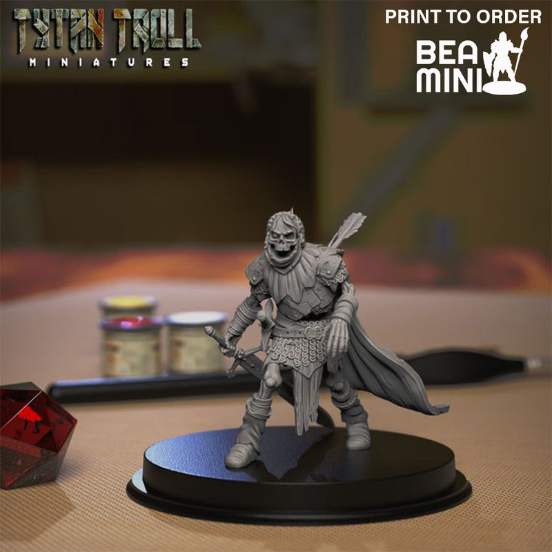 Skeleton Warbander 04 | BeaMini Print to Order Miniatures