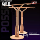 Street Lamps (2) | BeaMini Print to Order Miniatures