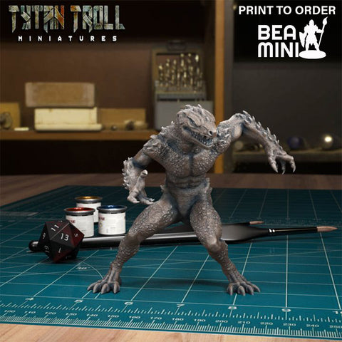 Trogolodyte 09 | BeaMini Print to Order Miniatures