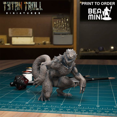 Trogolodyte 08 | BeaMini Print to Order Miniatures