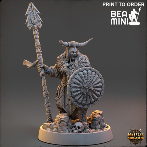 Geraia Stormspear - Hobgoblin Warrior | BeaMini Print to Order Miniatures