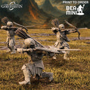 Orc Archers (3 models) | BeaMini Print to Order Miniature