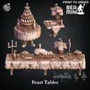 Feast Tables | BeaMini Print to Order Miniatures