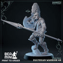 Eulyssian Warrior 4B | BeaMini Print to Order Miniatures