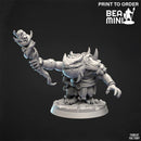 Green Slaad | BeaMini Print to Order Miniatures