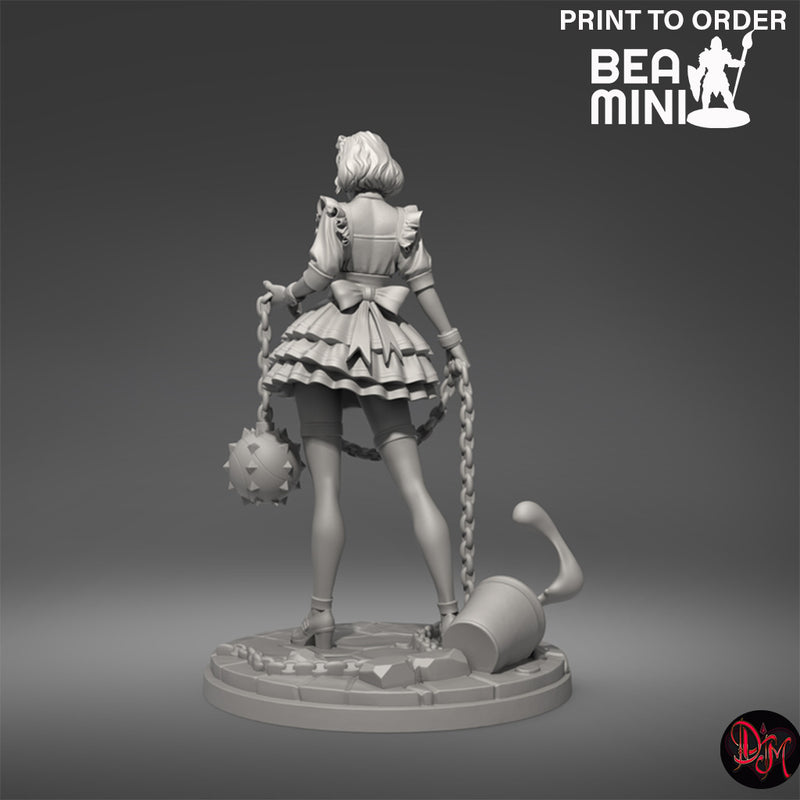 Elinda, Human Monk | BeaMini Print to Order Miniatures