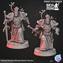 Cardenal Pazmino Demonic Nuncio | BeaMini Print to Order Miniatures