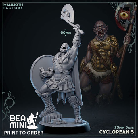 Cyclopean 5 | BeaMini Print to Order Miniatures