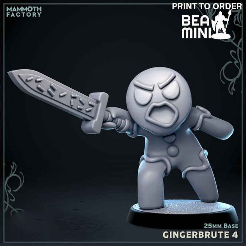 Gingerbrute 4 | BeaMini Print to Order Miniatures