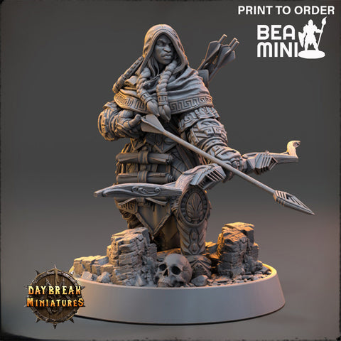 Juma Poisonbow - Hobgoblin Ranger | BeaMini Print to Order Miniatures