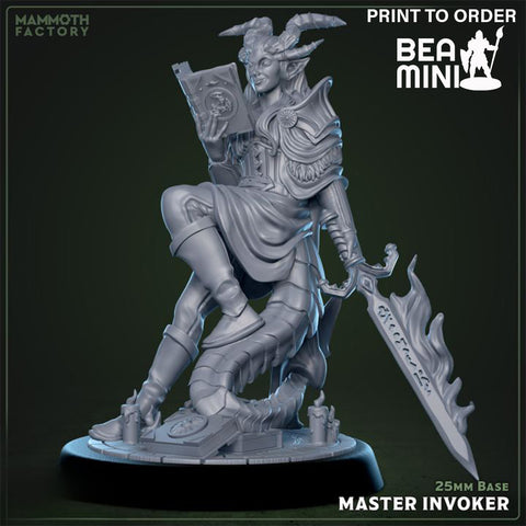Idreleys, Master Invoker | BeaMini Print to Order Miniatures
