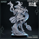 Fiora Goode, Elven Wizard | BeaMini Print to Order Miniatures