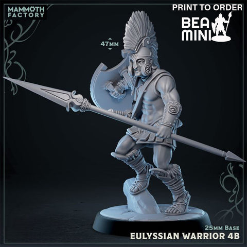 Eulyssian Spearman 4b | BeaMini Print to Order Miniatures