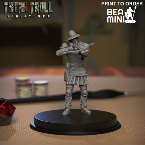 Crossbowman 02 | BeaMini Print to Order Miniatures