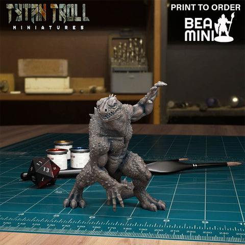 Trogolodyte 02 | BeaMini Print to Order Miniatures