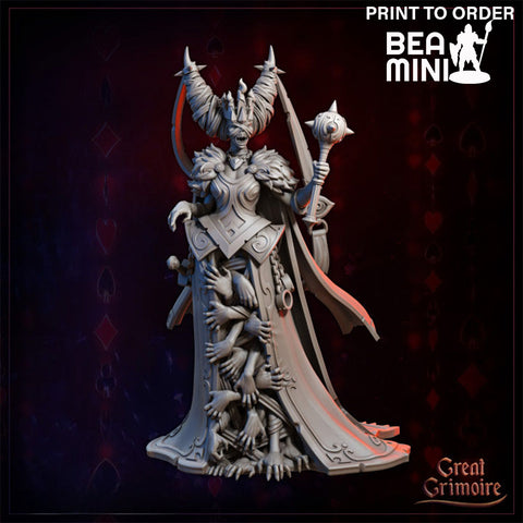 Marcella Venomqueen, The Lich | BeaMini Print to Order Miniatures