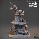 Adult Dreadwriggler | BeaMini Print to Order Miniatures