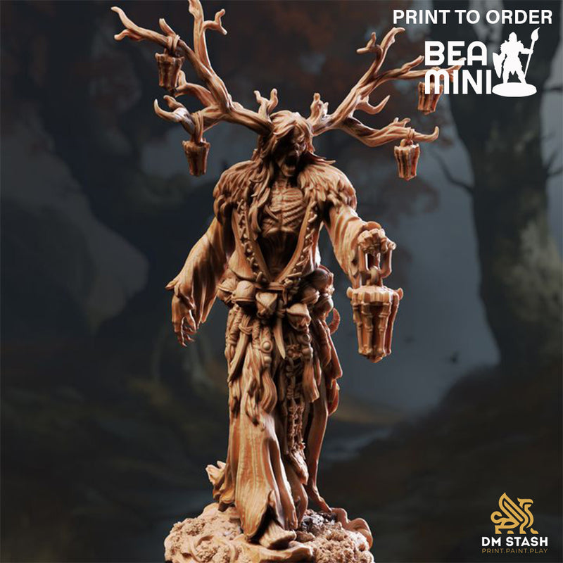 Elderwood Draugr - Lykteholder | BeaMini Print to Order Miniatures