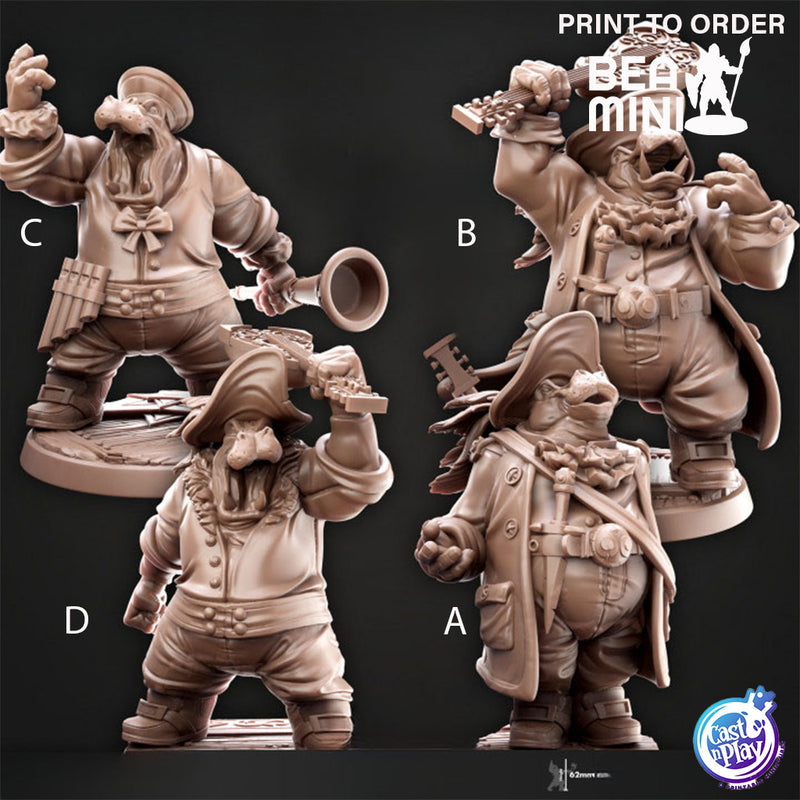 Giff Bard | BeaMini Print to Order Miniatures