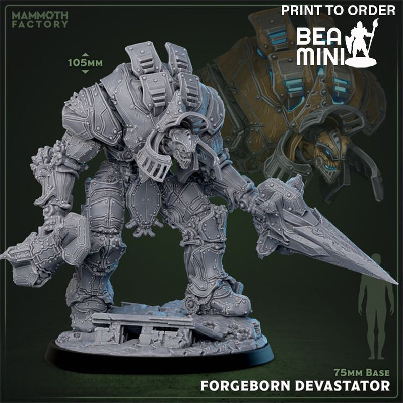 Forgeborn Devastator | BeaMini Print to Order Miniature