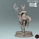 Caelina, Fae Wizard | BeaMini Print to Order Miniatures