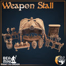 Weapons Stall | BeaMini Print to Order Miniatures