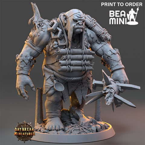 Seamus Grimmler , Hill Giant | BeaMini Print to Order Miniatures