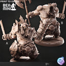 Mertle, Giff Barbarian | BeaMini Print to Order Miniatures