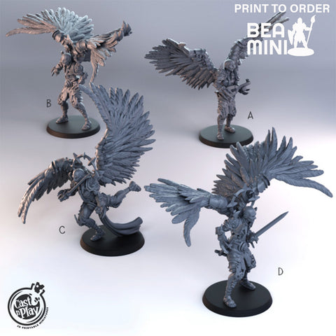 Aasimar | BeaMini Print to Order Miniatures