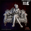 Vivienne Shadowmere, Vampire Wizard | BeaMini Print to Order Miniatures