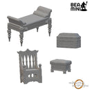 Furniture | BeaMini Unpainted RPG Miniatures