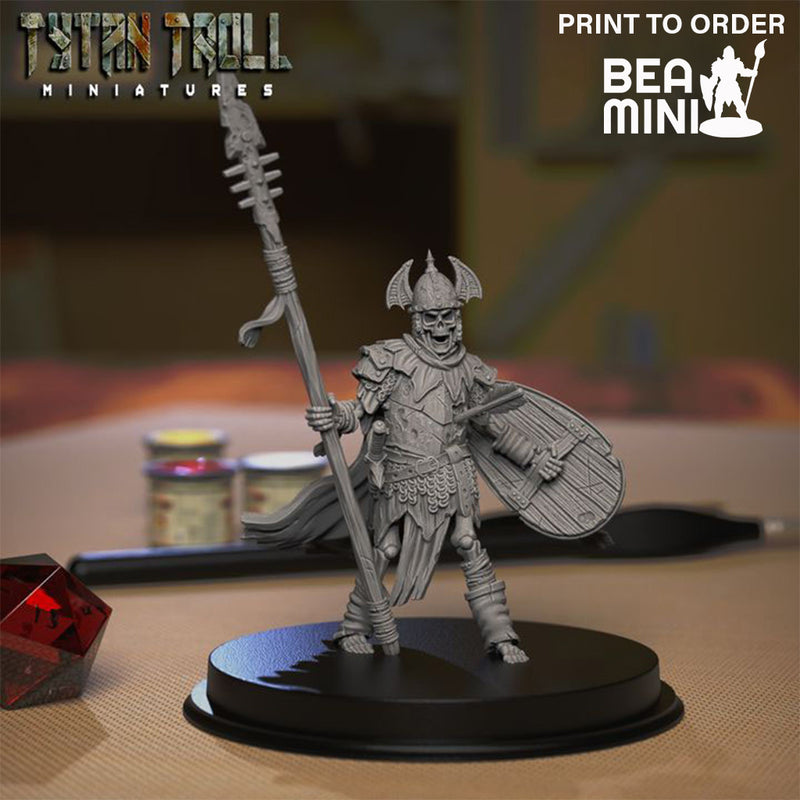 Skeleton Warbander 01 | BeaMini Print to Order Miniatures