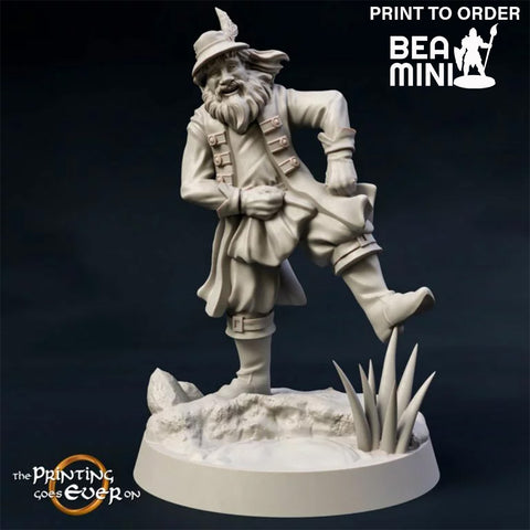 Thom the Bard | BeaMini Print to Order Miniature