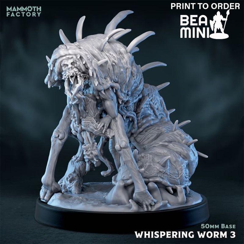 Whispering Worm 3 | BeaMini Print to Order Miniatures