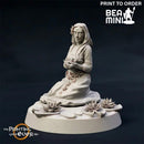 Silverflower the Druid | BeaMini Print to Order Miniature