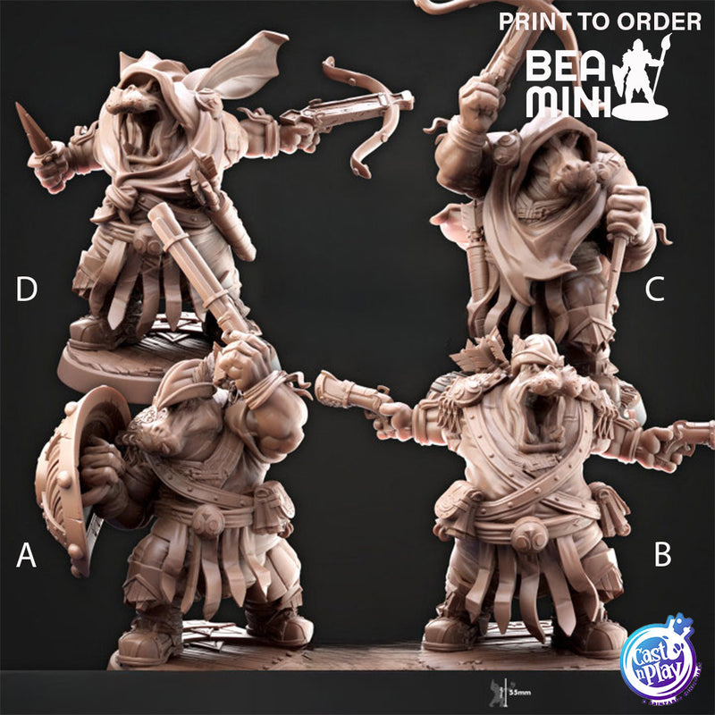 Giff Rogue | BeaMini Print to Order Miniatures