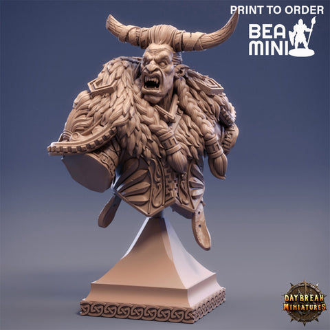 Nivali Thundercut - Bust | BeaMini Print to Order Miniatures