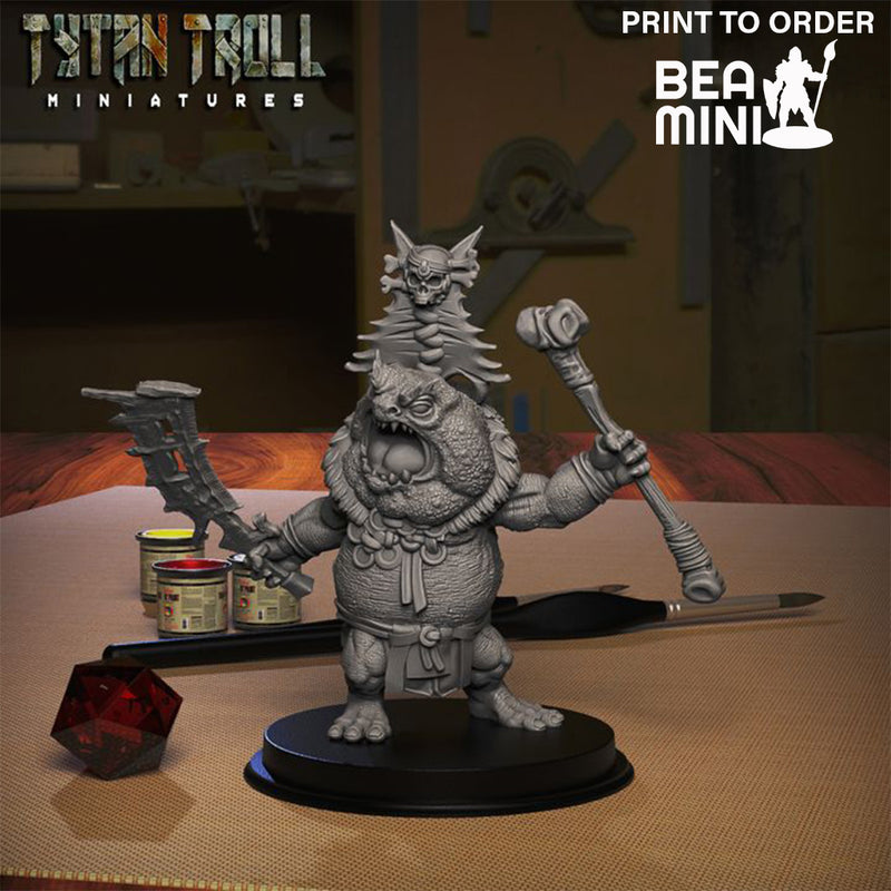 Slaad Toadfolk 08 | BeaMini Print to Order Miniatures