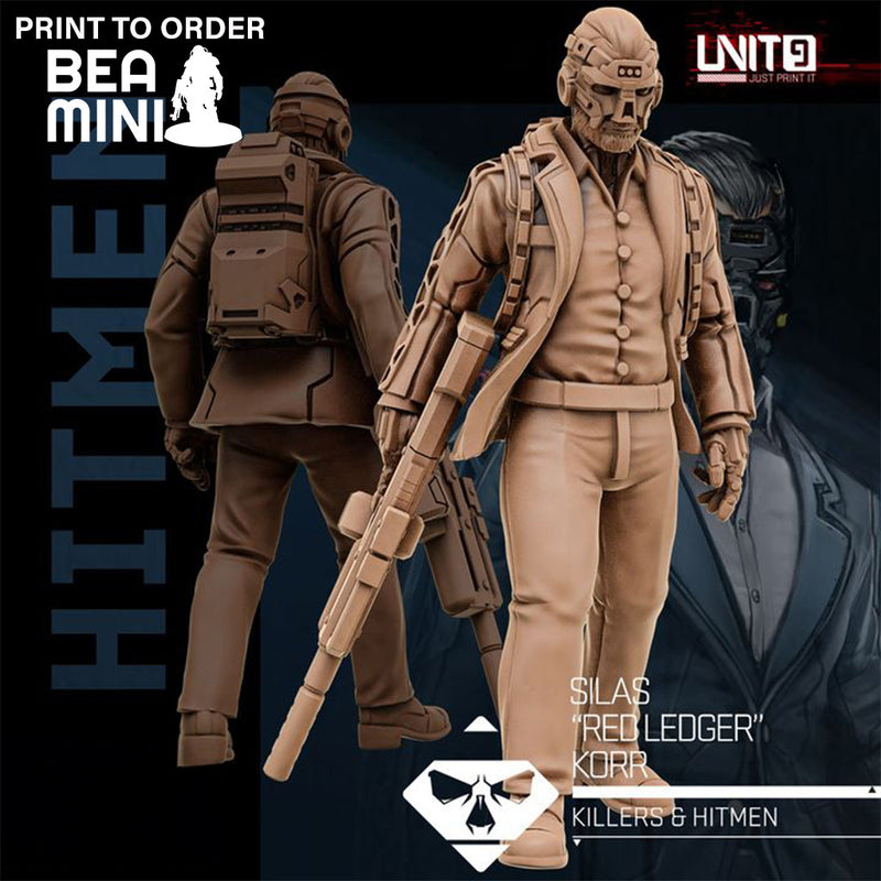 Silas 'Red Ledger' Korr | BeaMini Print to Order Miniatures