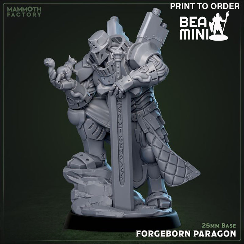 Forgeborn Paragon | BeaMini Print to Order Miniature