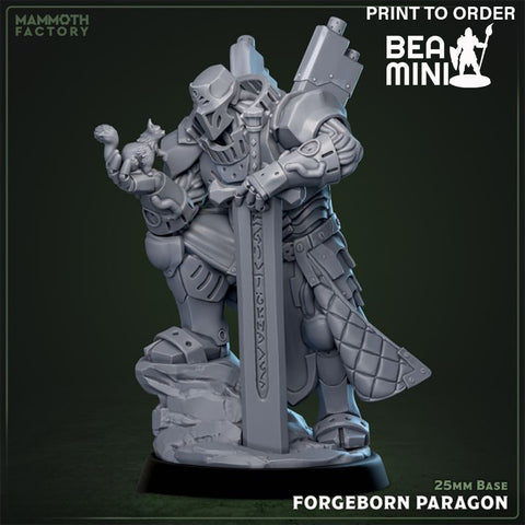 Forgeborn Paragon | BeaMini Print to Order Miniature