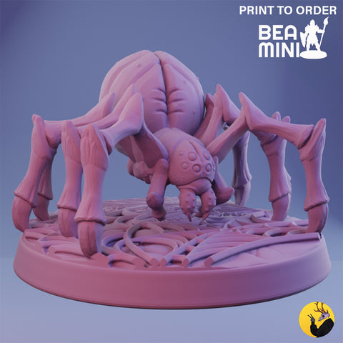 Giant Spider (D) | BeaMini Print to Order Miniatures