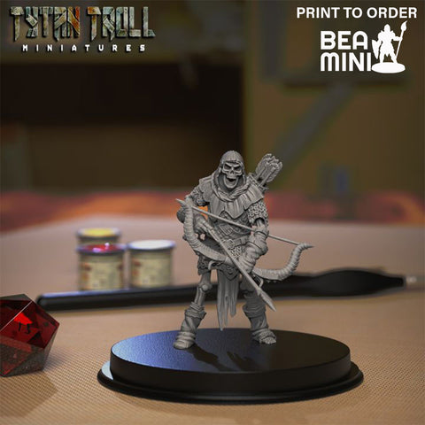 Skeleton Warbander 02 | BeaMini Print to Order Miniatures