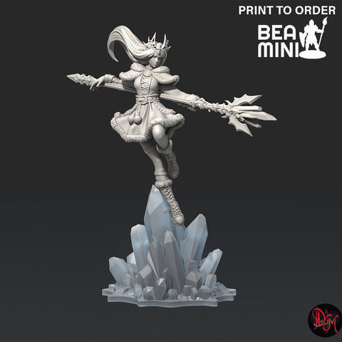 Astralyn - Elven Sorcerer | BeaMini Print to Order Miniatures