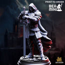 Faceless Knight - Visage | BeaMini Print to Order Miniatures
