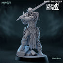 Elven Paladin 2 | BeaMini Print to Order Miniatures