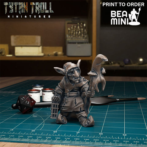 Goblin Wizard | BeaMini Print to Order Miniatures
