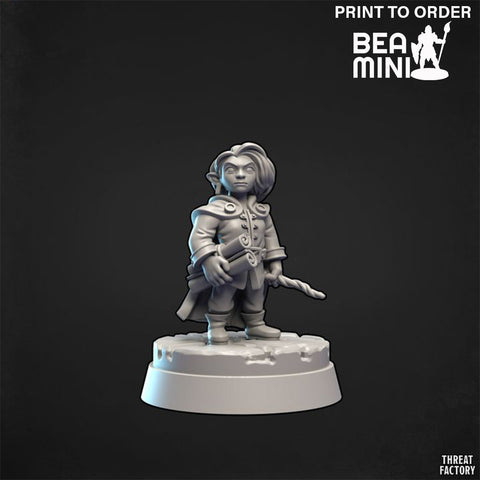 Gnome Female Wizard | BeaMini Print to Order Miniature