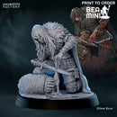 Human Female Ranger 1 | BeaMini Print to Order Miniatures