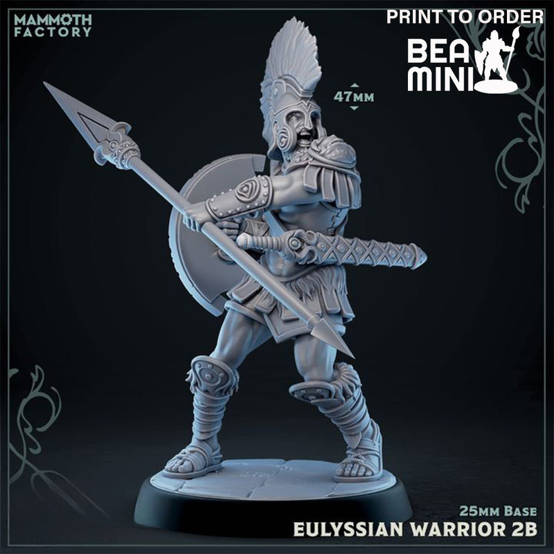 Eulyssian Spearman 2b | BeaMini Print to Order Miniatures